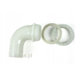 40 mm angle screw-on grommet connector for water