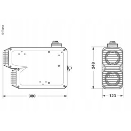 Varioheat truma gas boiler for camper trailers