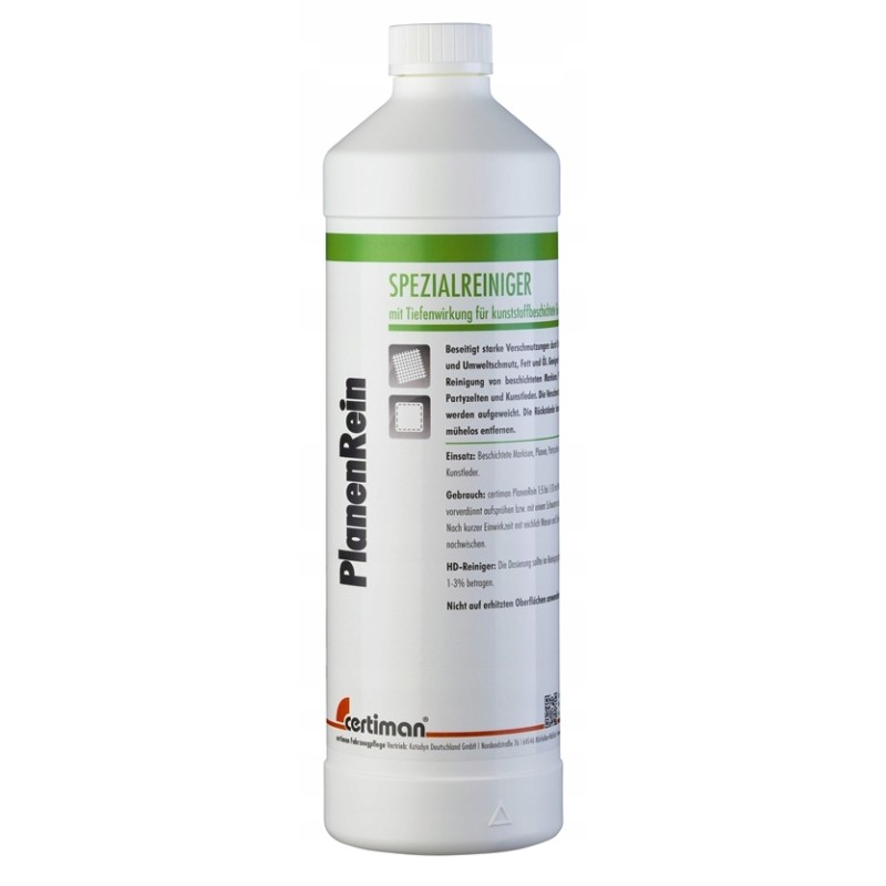 Certiman plannenrein tarpaulin cleaning liquid