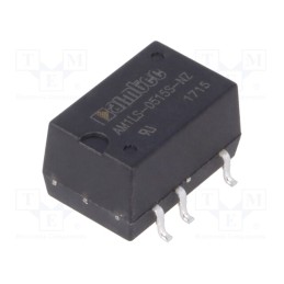 1 pcs x AIMTEC - AM1LS-0515S-NZ - Converter: DC/DC, 1W, Uin: 4.5÷5.5V, Uout: 15VDC, Iout: 67mA, SMD