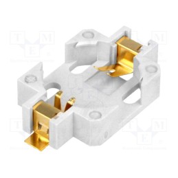 1 pcs x KEYSTONE - 504 - Socket, BR1625,CR1625, Batt.no: 1, horizontal,SMT, H: 5.4mm, Ø: 16mm