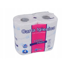 Dissolvable tourist toilet paper, 4 rolls