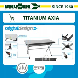 Brunner Axia 6 foldable tourist table 147x76 cm