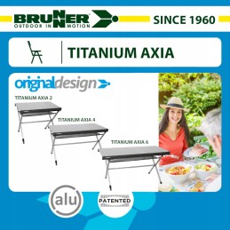 Brunner Axia 6 foldable tourist table 147x76 cm