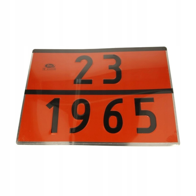 Distinguishing plate adr 23 1965 lpg cargoparts ca