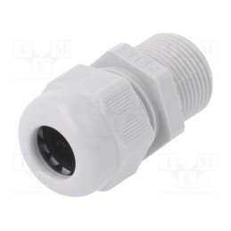 1 pcs x OBO BETTERMANN - V-TEC L PG13 LGR - Cable gland, with long thread, PG13,5, IP68, polyamide
