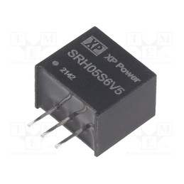 1 pcs x XP POWER - SRH05S6V5 - Converter: DC/DC, Uin: 9÷72V, Uout: 6.5VDC, Iout: 500mA, SIP3, 800kHz