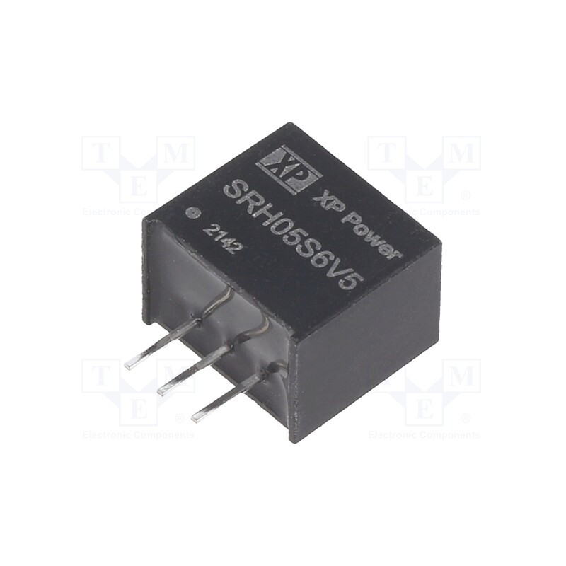 1 pcs x XP POWER - SRH05S6V5 - Converter: DC/DC, Uin: 9÷72V, Uout: 6.5VDC, Iout: 500mA, SIP3, 800kHz