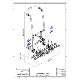 Thule trailer bike carrier