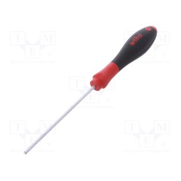 1 pcs x WIHA - 26077 - Screwdriver, hex key, HEX 3mm, MagicRing®, SoftFinish®