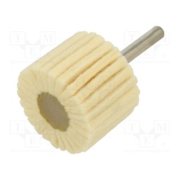 1 pcs x ABRA BETA - 1234306 - Wheel, for polishing metals, felt, Mounting: rod 6mm, with lever
