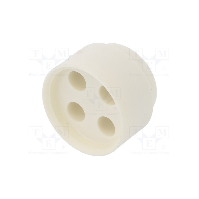 1 pcs x HUMMEL - 1.089.2103.19 - Insert for gland, 5mm, NPT3/4', elastomer, Holes no: 4, -40÷100°C
