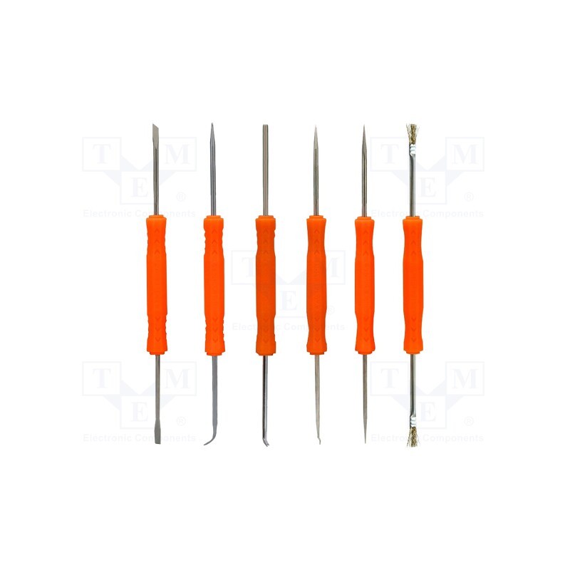 1 set x BEST - BST-SA-10 - Kit: scrapers, 185mm, 6pcs.