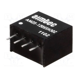 1 pcs x AIMTEC - AM2S-1205SH30Z - Converter: DC/DC, 2W, Uin: 10.8÷13.2V, Uout: 5VDC, Iout: 400mA, SIP4