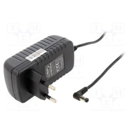 1 pcs x CELLEVIA POWER - CLW-2424-W2E-EB-L - Power supply: switched-mode, plug, 24VDC, 1A, 24W, Plug: EU, 86%