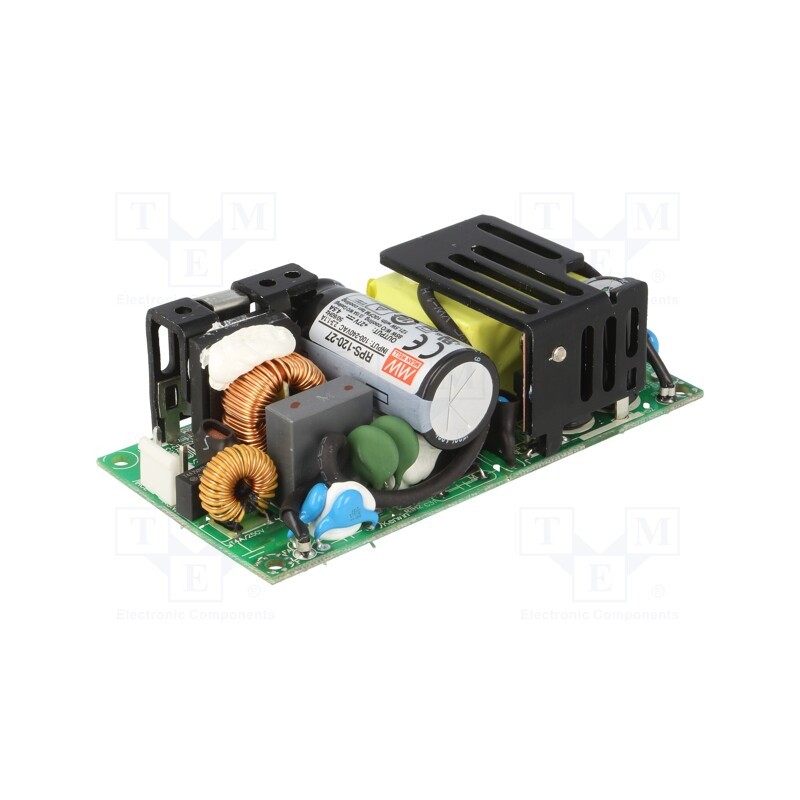 1 pcs x MEAN WELL - RPS-120-27 - Power supply: switched-mode, open, 120W, 113÷370VDC, 80÷264VAC