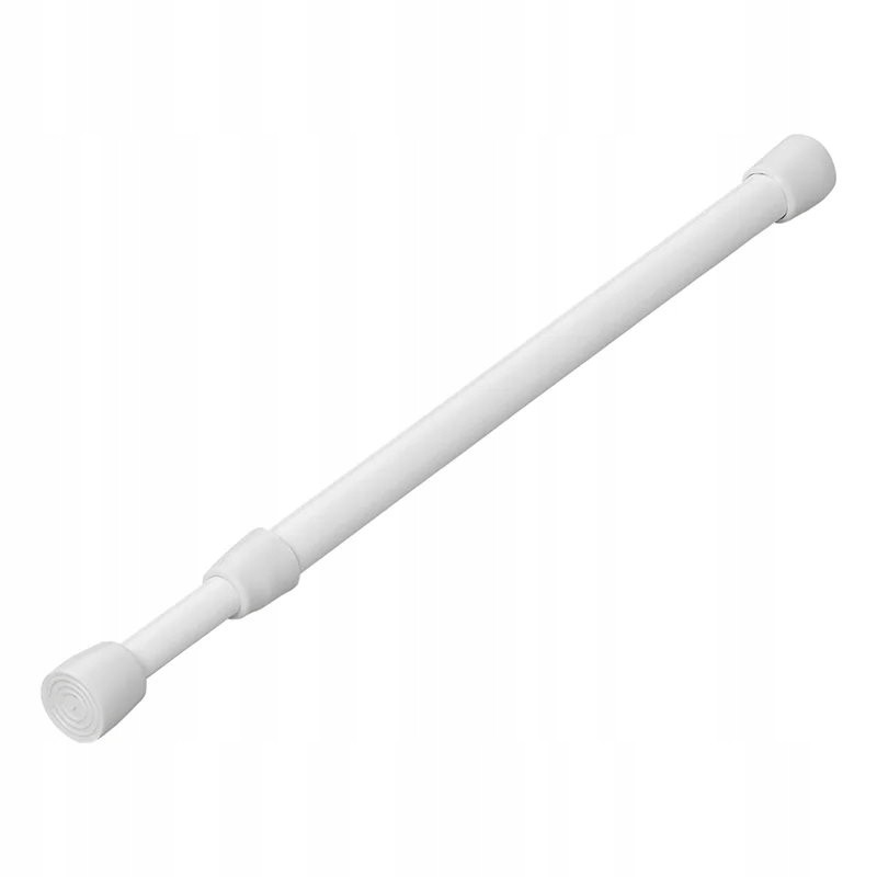 Single telescopic rod for a cabinet for a camper