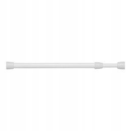 Single telescopic rod for a cabinet for a camper