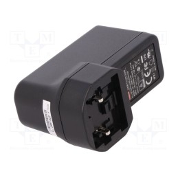 1 pcs x MEAN WELL - GEM12I05-USB - Power supply: switched-mode, plug, 5VDC, 2.4A, 12W, Out: USB, 80%