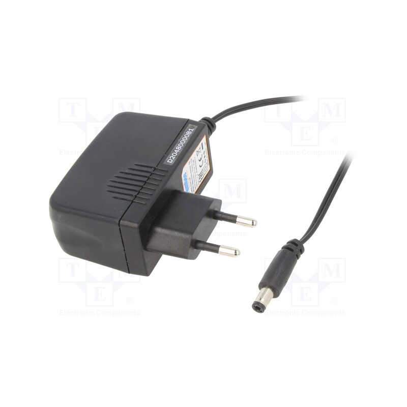 1 pcs x AIMTEC - AMA12ER5-050200Y - Power supply: switched-mode, plug, 5VDC, 2A, 10W, Plug: EU, 79%
