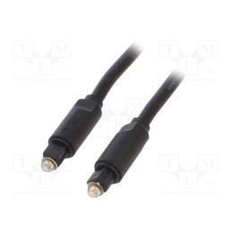 1 pcs x VENTION - BAEBF - Cable, Toslink plug,both sides, 1m, Plating: gold-plated, black