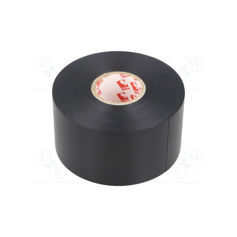 1 pcs x SCAPA - SCAPA-2705-50X33 BLACK - Tape: electrical insulating, W: 50mm, L: 33m, Thk: 0.18mm, black
