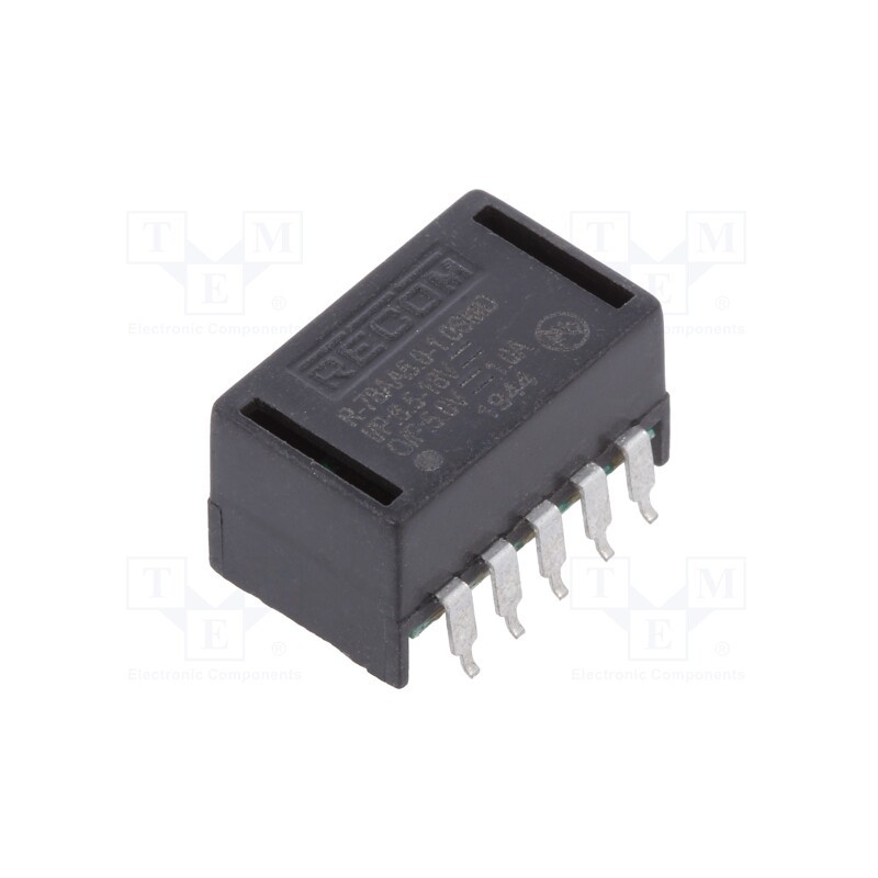 1 pcs x RECOM - R-78AA5.0-1.0SMD - Converter: DC/DC, 5W, Uin: 6.5÷18V, Uout: 5VDC, Iout: 1A, SMD, PCB