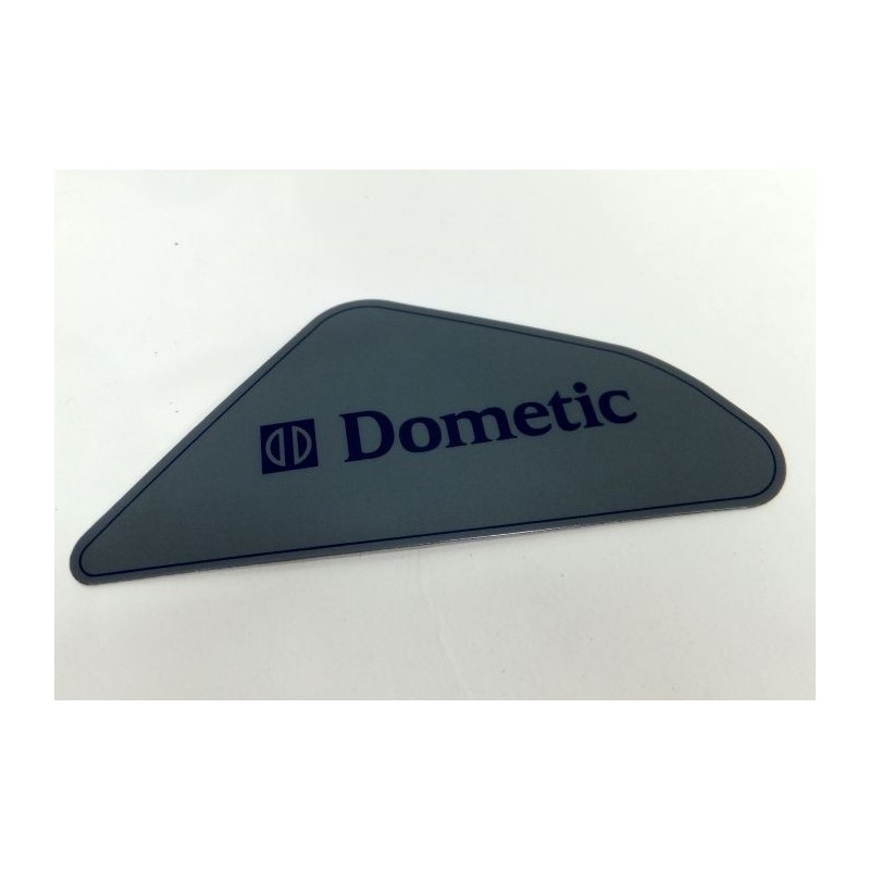 Sticker with the Dometic logo for air conditioning b1900 b2100