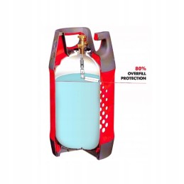 Single gas cylinder 7 5kg camper trailer gasbank