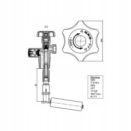 Single gas cylinder 7 5kg camper trailer gasbank