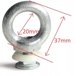 Fiamma kit eye eyelets for mounting rails, 2 pcs