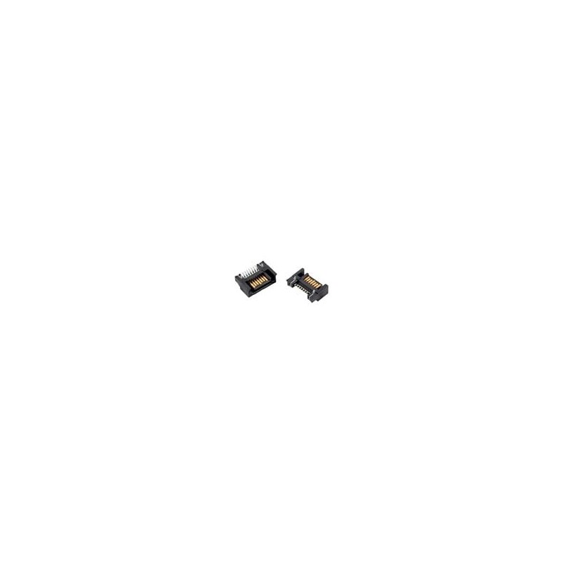 1 pcs : SAT3M2132072TR - I/O Connectors Sata connector 127mm pitch Right Angle surface mount