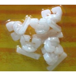 End cap and curtain rail lock, 6 pcs