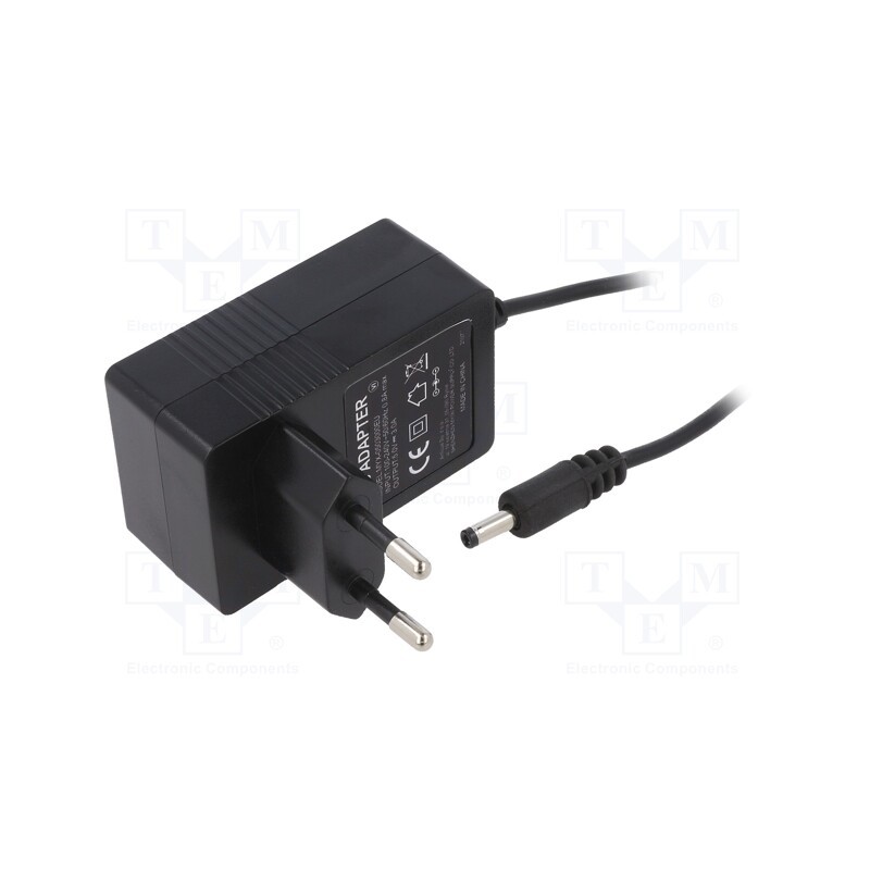 1 pcs x ESPE - PRO1505W2E-1740 - Power supply: switched-mode, plug, 5VDC, 3A, 15W, Plug: EU, 82%