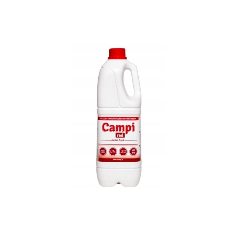 Fluid for tourist toilets, campi red flush, 2l