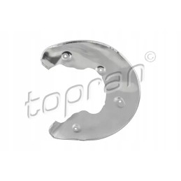 Brake disc cover, front left, top