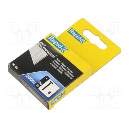 1 pcg x RAPID - 5000812 - Nails, Ø: 1.2mm, L: 20mm, galvanised steel, 2000pcs.