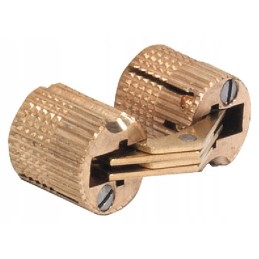 Brass hinge for table top and flap, 12mm