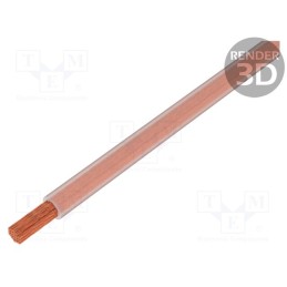 1 m x STu00c4UBLI - 61.7612-33 - Wire, Silistrom®, 1x6mm2, stranded, OFC, silicone, transparent