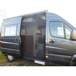 Mosquito net for side doors, high roof, sprinter 06 crafter 06 16