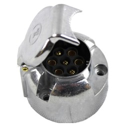 Trailer socket plug 7 12v metal 7 pin