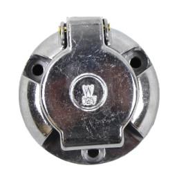 Trailer socket plug 7 12v metal 7 pin