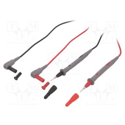 1 set x UNI-T - UTL27 - Test leads, Umax: 1kV, Imax: 10A, Len: 900mm, black,red, 2pcs.