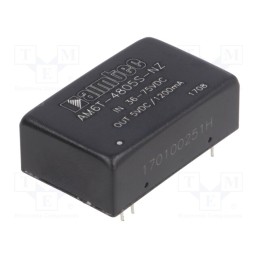 1 pcs x AIMTEC - AM6T-4805S-NZ - Converter: DC/DC, 6W, Uin: 36÷75V, Uout: 5VDC, Iout: 1.2A, DIP24