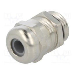 1 pcs x HUMMEL - 1.609.0900.15 - Cable gland, PG9, IP68, brass, Body plating: nickel