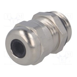 1 pcs x HUMMEL - 1.609.0700.01 - Cable gland, PG7, IP68, brass, Body plating: nickel