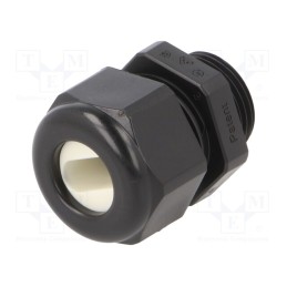 1 pcs x HUMMEL - 1.587.2018.51 - Cable gland, M20, 1.5, IP65, polyamide, black, Holes no: 1, 14x6mm