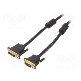 1 pcs x VENTION - EACBG - Cable, D-Sub 15pin HD plug,DVI-I (24+5) plug, PVC, Len: 1.5m
