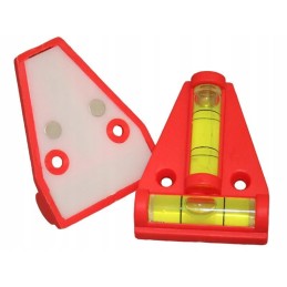 Double magnetic level for a camper trailer