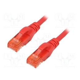 1 pcs x DIGITUS - DK-1612-020/R - Patch cord, U/UTP, 6, stranded, CCA, PVC, red, 2m, 26AWG